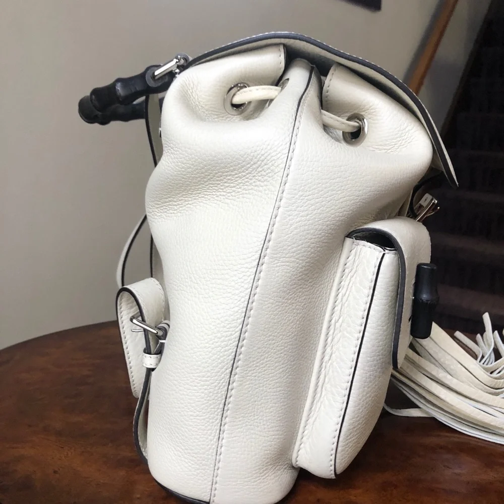 Gucci Bamboo Leather Backpack NWT